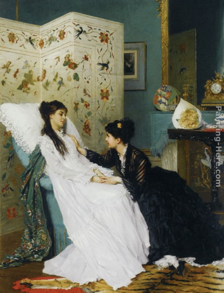 Gustave Leonhard de Jonghe The Convalescent